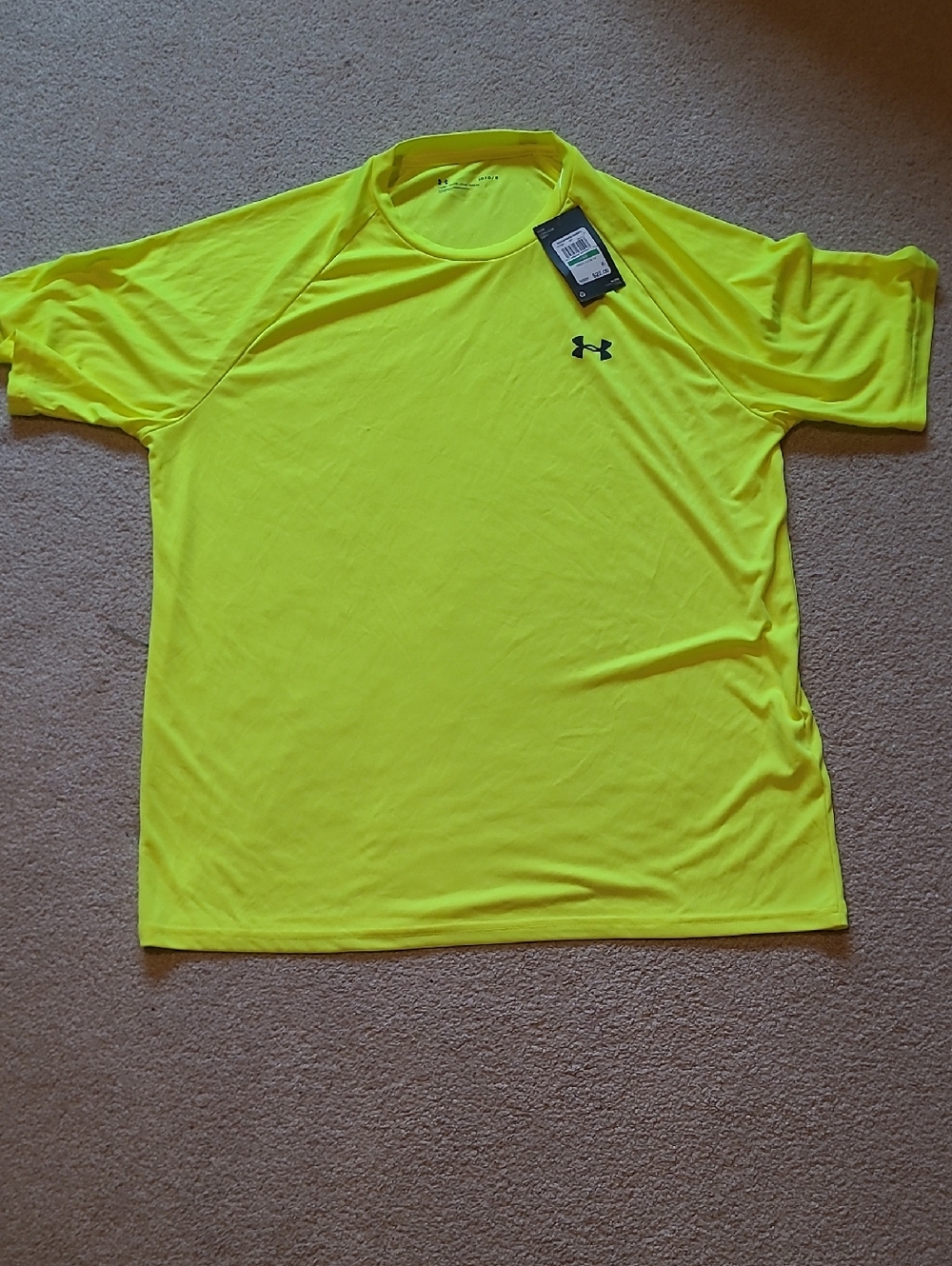 Under Armour Men’s High-Vis Yellow Athletic Tee